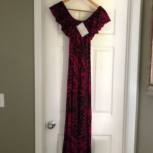 Wahine Toa Hawaiian Off the shoulder dress